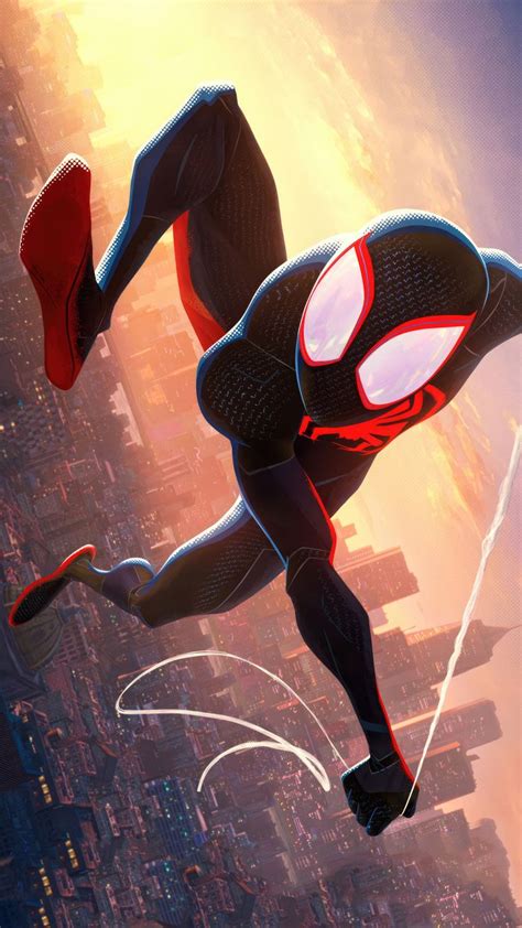 X Miles Morales In Spiderman Across The Spider Verse K