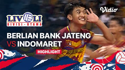 Highlights Berlian Bank Jateng Vs Indomaret Livoli Divisi Utama