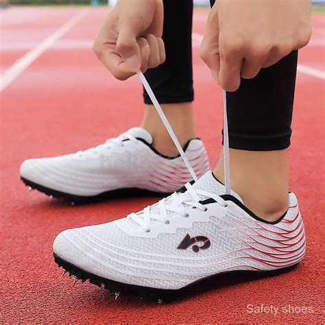 New Men Women Spiked Shoes Track and Field Track Spike Athlete Running ...