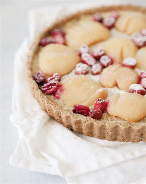 Gluten Free Cranberry Pear Tart With Oat Crust Recipe