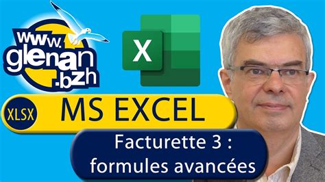 Microsoft Excel Facturette 3 4 formules avancées YouTube