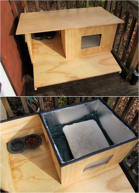 25 Free DIY Outdoor Cat House Plans - Outdoor Cat Shelter - Blitsy