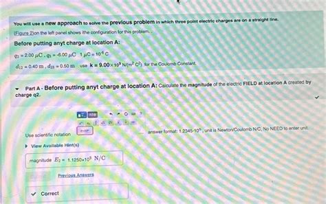 Solved F Acting Between Two Charges The Magnitude F Of The