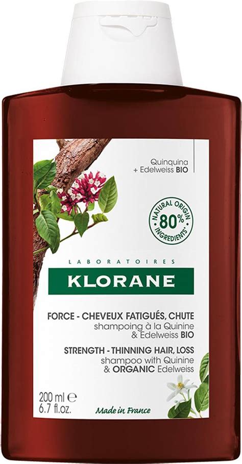 Klorane Strengthening Quinine Organic Edelweiss Shampoo 200ml Pris