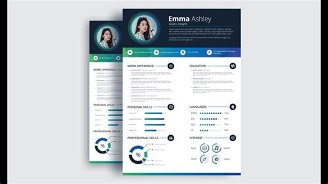 Adobe Illustrator Resume Template For Your Needs