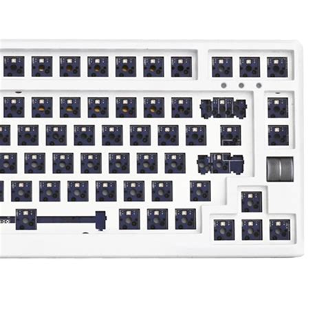 Hot Swap Mechanical Keyboard Diy Kit Programmable Macros Modular Pc White Fruugo No