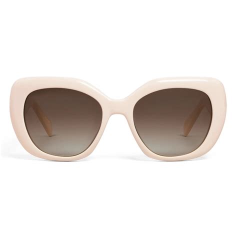 Céline Triomphe 06 Sunglasses In Acetate Ivory Sunglasses Céline Eyewear Avvenice