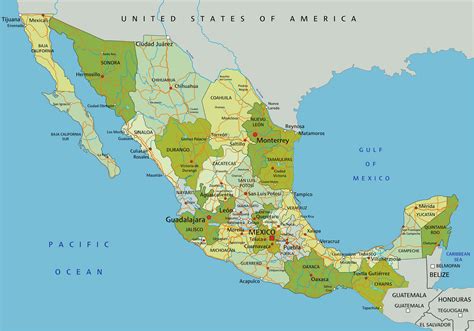 Map Mexico