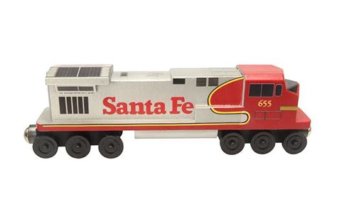 Santa Fe C44 Locomotive Wooden Toy Model By Futurewgworker On Deviantart