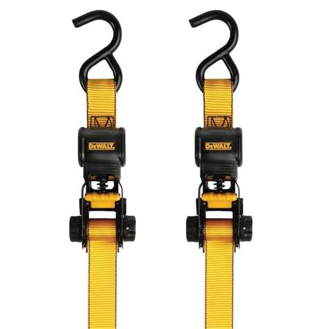 DEWALT 1 0 In X 12 Ft Ratchet Tie Down Straps 1500 Lbs Break