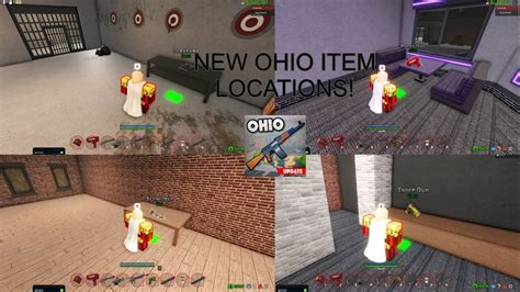 ROBLOX OHIO NEW UPDATE ITEM LOCATIONS Taser Money Gun Tomahawk