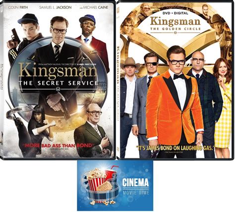 The Kingsman Double Feature Secret Service And Golden Circle 2 Dvd Set