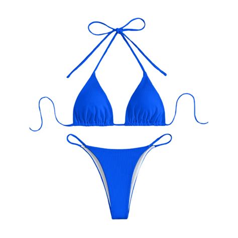 One Piece Swimsuit Women Women S High Waisted Bikini Sets Two Piece Swimsuit Knot Bathing Suit