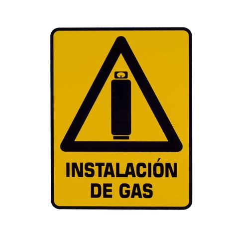 Señalamiento Precaución Instalación De Gas Safety Mart Mx