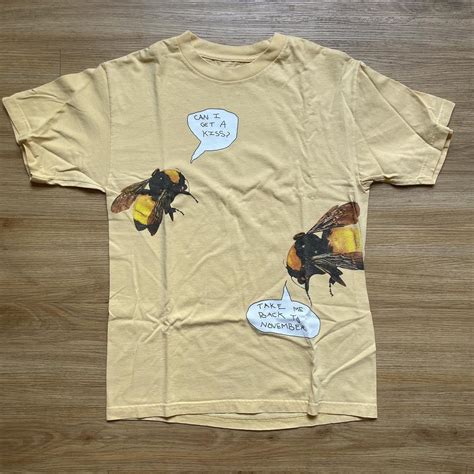 Golf Wang Mens Yellow And Brown T Shirt Depop