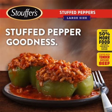 Stouffer S Stuffed Peppers Large Size Frozen Meal Net Wt Oz