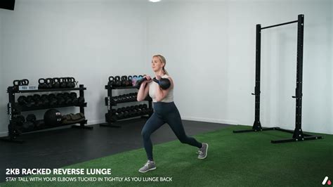 2kb Racked Reverse Lunge Youtube