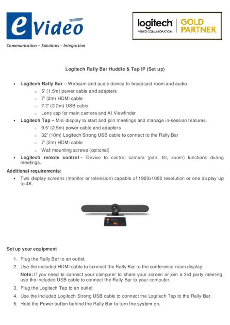 Logitech Rally Bar Huddle | Stress-Free Installation & Set Up Guide