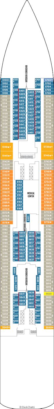 Norwegian Breakaway Deck Plans: Ship Layout, Staterooms & Map - Cruise ...