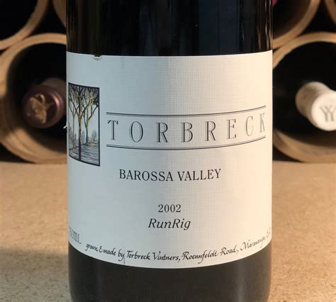 Torbreck, Barossa Valley, RunRig, Shiraz 2002 – CHAPTER 4 | FINE + RARE ...