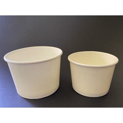 Vaso Para Helado 4 Oz Polipapel Blanco