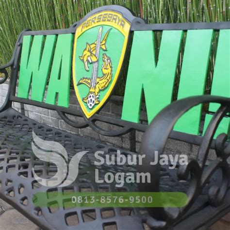 Kursi Besi Cor Custom Design Spesial Persebaya Cv Subur Jaya Logam