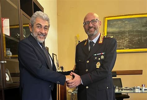 Incontro Tra Il Questore E Il Comandante Della Polizia Municipale Di