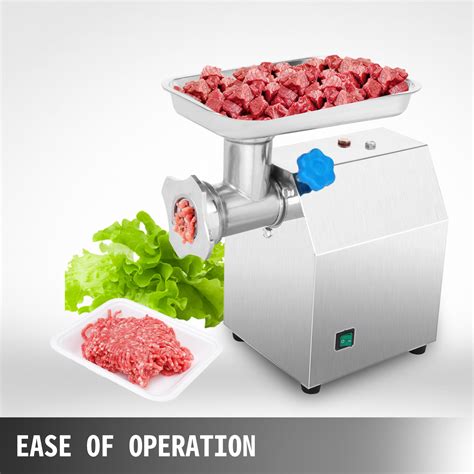 VEVOR Máquina Picadora de Carne del Acero Inoxidable 75 kg por Hora