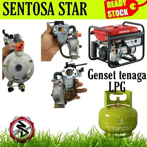 Jual Kirim Sekarang KONVERTER KIT GENSET AIR HYBRID BENSIN KE LPG MURAH