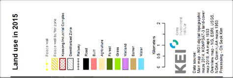 Land Use In Kaesong In 2015 Overlaid With The Master Plan Of The