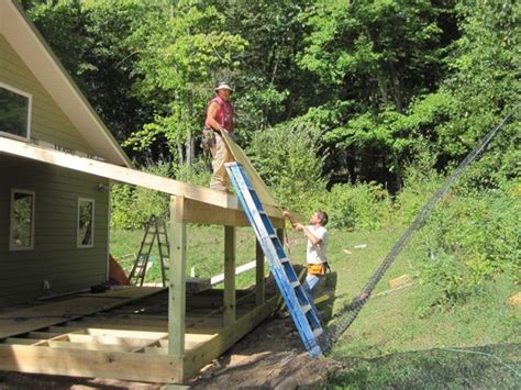 Brainright Shed Addition Shed With Porch Building A Shed Roof Porch Remodel