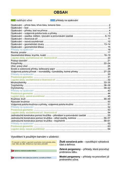 Geometrie pro 3 ročník Matýskova matematika