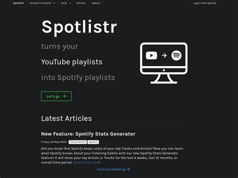 Spotlistr Spotify Playlist Tools — Buzzsonic