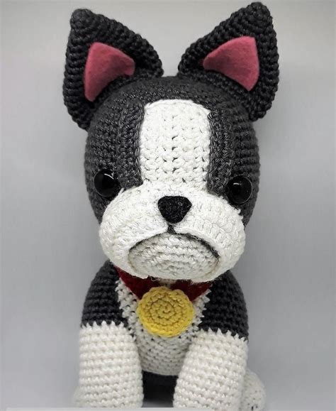 Boston Terrier Crochet Pattern Free Worldly Hobbies Gazette