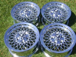 15 4 Brand New Jaguar Lattice XJS Chrome Wheels Rims