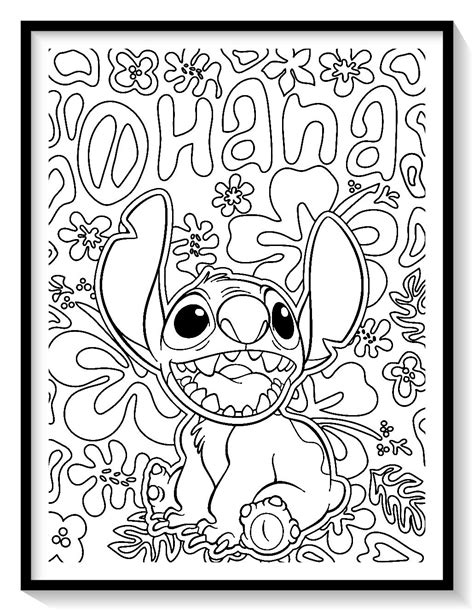 ⭐⭐⭐⭐⭐ Dibujos De Lilo Y Stitch Para Pintar Colorear Dibujar E Imprimir ⭐⭐⭐⭐⭐ Disney Coloring