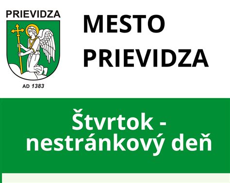 Str Nkov Dni A Radn Hodiny Prievidza