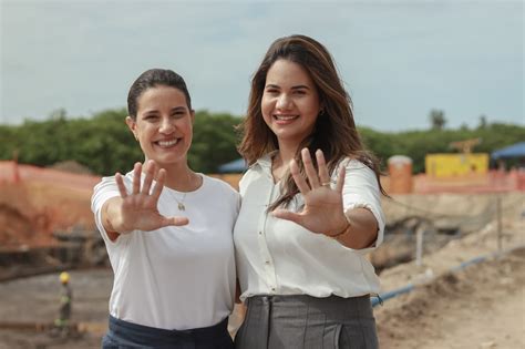 Elei Es Olinda Mirella Almeida Faz Caminhada Ao Lado De Raquel