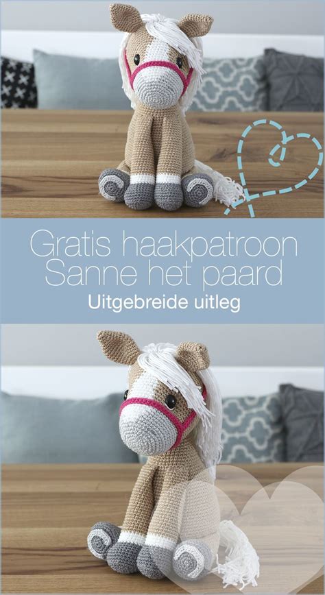 Haken Sanne Het Paard Gratis Haakpatroon Haakpatroon Haken