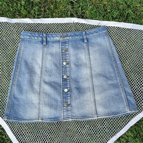 Faded Glory Skirts Vintage Faded Glory Denim Mini Skirt Sz 2 Poshmark