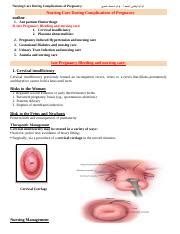 Nursing Care During Pregnancy Complications Comprehensive Guide