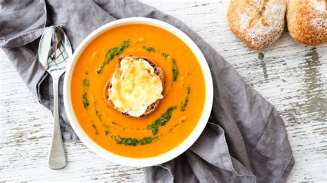 Tomato And Red Lentil Soup With Cheesy Toast — Chris Foods Us