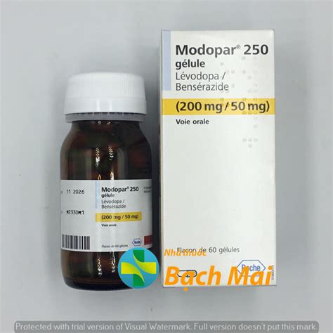 Modopar 250 điều trị Parkinson - Nhà thuốc Bạch Mai