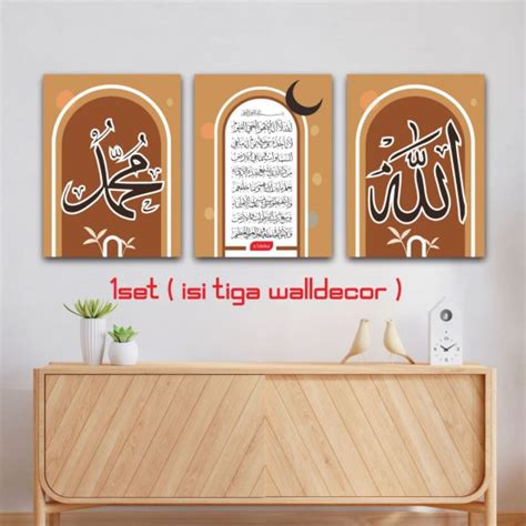 Jual 1 Set Hiasan Dinding Walldecor Isi 3pc Murah ALDEKO Aesthetic