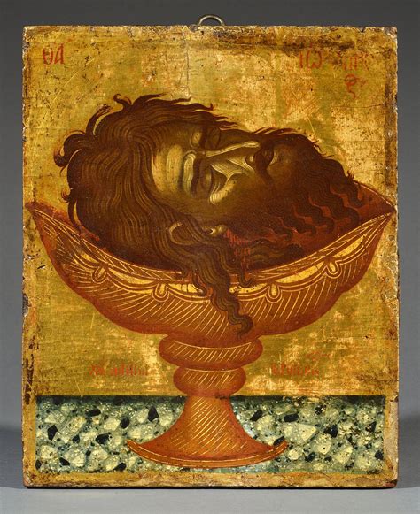 Head Of St John The Forerunner Morsink Icon Gallery