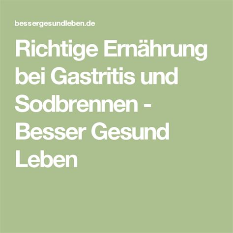 Pin Auf Tips U Ern Bei Gastritis