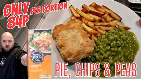 ONLY 84p Pie Chips Mushy Peas HEARTY FOOD COMPANY Mini Series