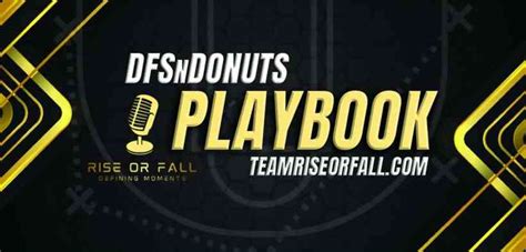 Dfsndonuts Playbook Nba Dfs Lineup Building Draftkings Fanduel Yahoo