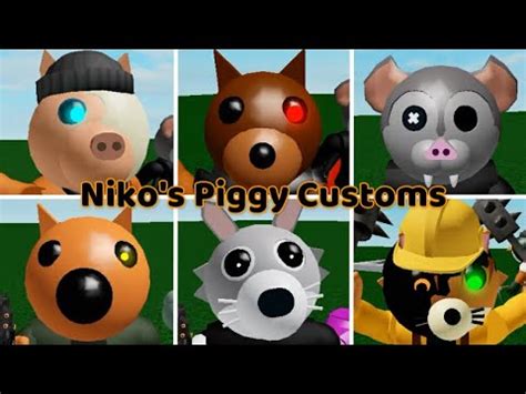 Niko S Piggy Customs All Jumpscares Game Created By