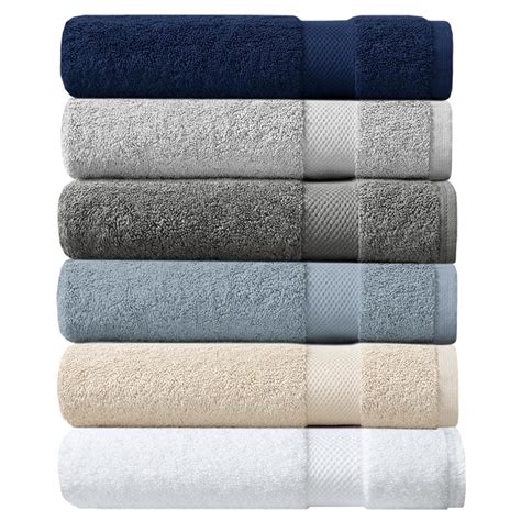 Delara White Solid Organic Cotton Luxuriously Plush Gsm Bath